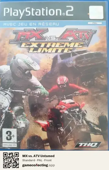 MX vs. ATV Untamed PlayStation 2, PAL box front