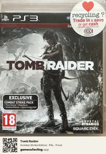 Tomb Raider PlayStation 3, PAL box front