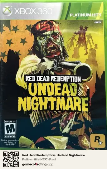 Red Dead Redemption: Undead Nightmare Xbox 360, NTSC box front