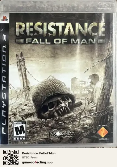 Resistance: Fall of Man PlayStation 3, NTSC box front