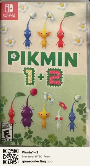 Pikmin 1 + 2 Nintendo Switch, NTSC box front