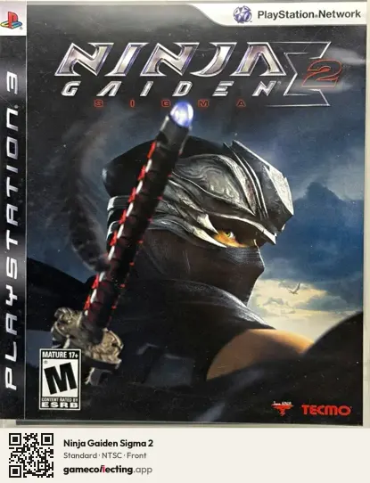 Ninja Gaiden Sigma 2 PlayStation 3, NTSC box front