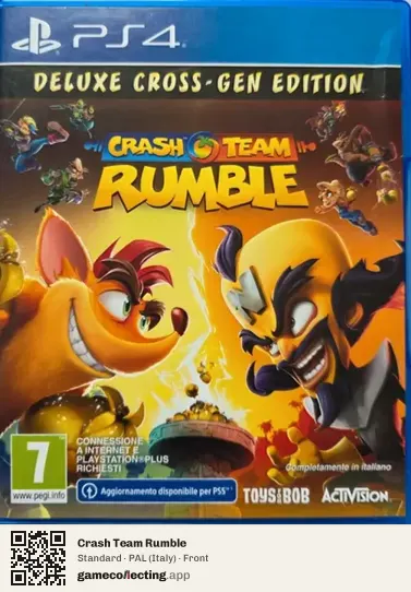 Crash Team Rumble PlayStation 4, Italy box front