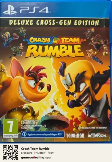 Crash Team Rumble PlayStation 4, Italy box front