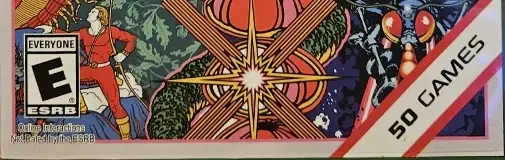 Atari Flashback Classics Vol. 1, the ESRB box on its front