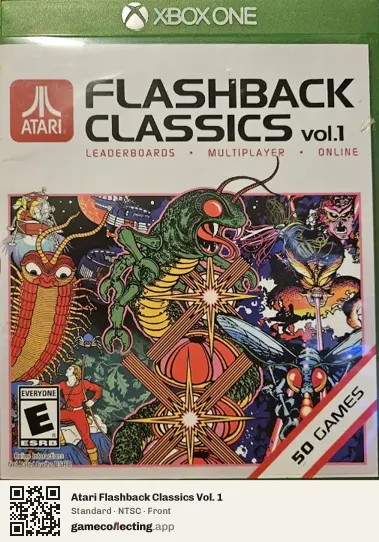 Atari Flashback Classics Vol. 1 Xbox One, NTSC box front