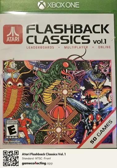 Atari Flashback Classics Vol. 1 Xbox One, NTSC box front