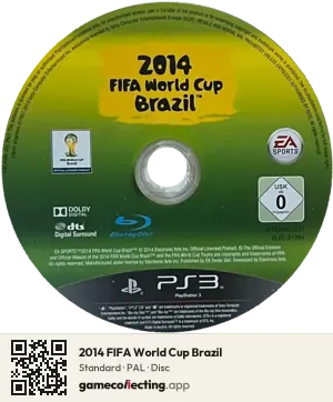 2014 FIFA World Cup Brazil PlayStation 3, PAL disc