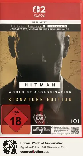 Hitman: World of Assassination Nintendo Switch 2, Germany box front