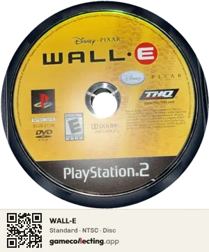 WALL-E PlayStation 2, NTSC disc