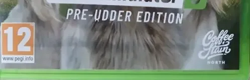 Goat Simulator 3, the PEGI square on its front