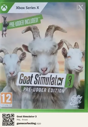Goat Simulator 3 Xbox Series X, PAL box front