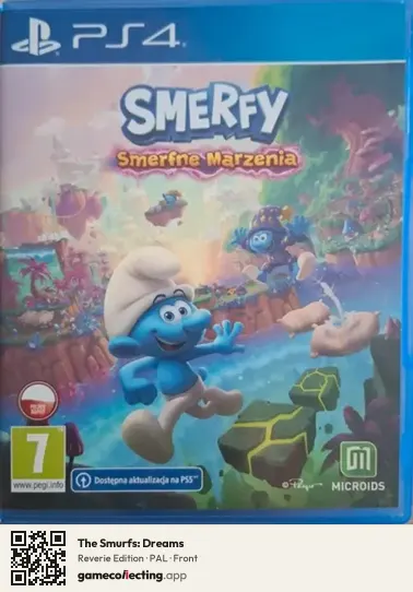 The Smurfs: Dreams PlayStation 4, PAL box front