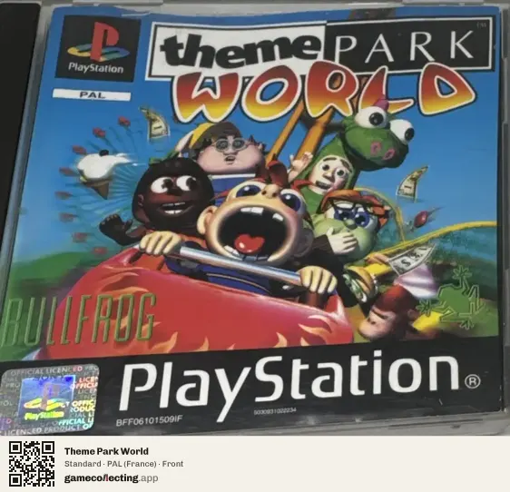 Theme Park World PlayStation, France box front