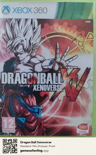 Dragon Ball Xenoverse Xbox 360, France box front