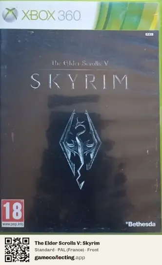 The Elder Scrolls V: Skyrim Xbox 360, France box front