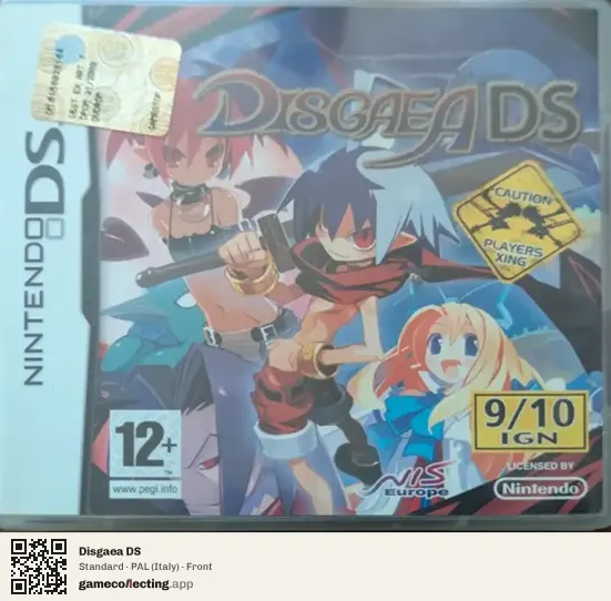 Disgaea DS Nintendo DS, Italy box front