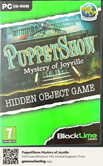 PuppetShow: Mystery of Joyville Computer, United Kingdom box front