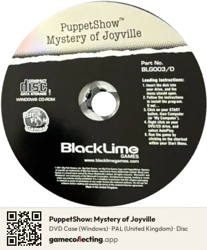 PuppetShow: Mystery of Joyville Computer, PAL disc