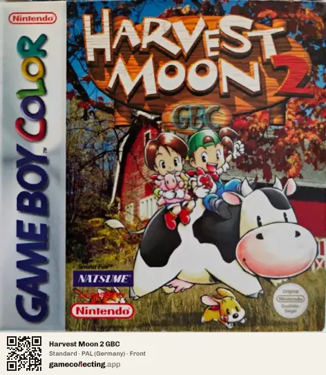 Harvest Moon 2 GBC Game Boy Color, Germany box front