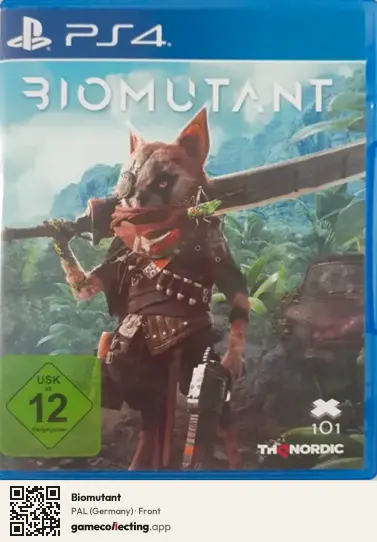 Biomutant PlayStation 4, Germany box front