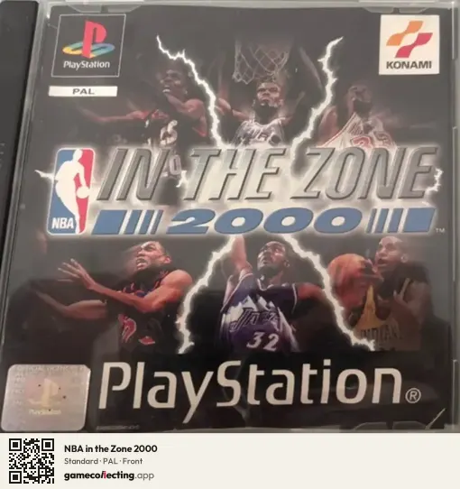 NBA in the Zone 2000 PlayStation, PAL box front