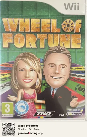 Wheel of Fortune Nintendo Wii, PAL box front