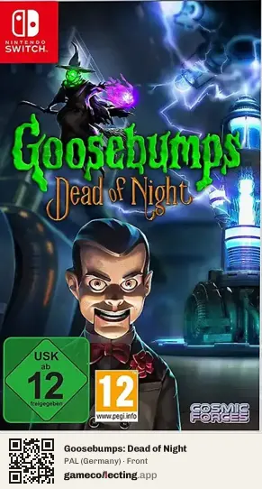 Goosebumps: Dead of Night Nintendo Switch, Germany box front
