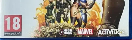 Deadpool, the PEGI square on its front