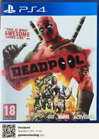 Deadpool PlayStation 4, PAL box front