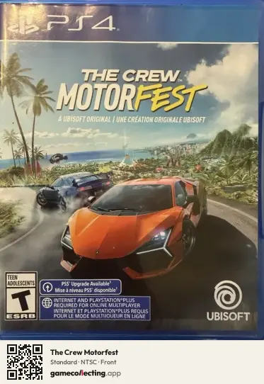 The Crew Motorfest PlayStation 4, NTSC box front