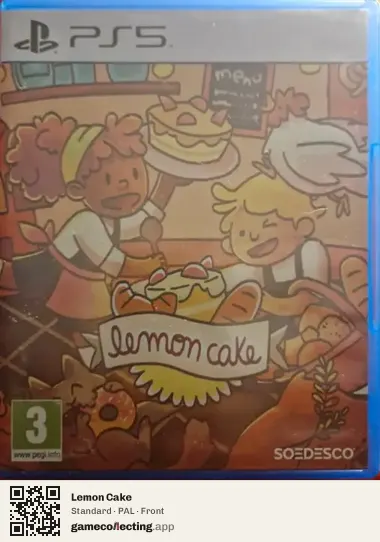 Lemon Cake PlayStation 5, PAL box front