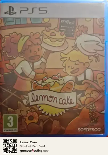 Lemon Cake PlayStation 5, PAL box front