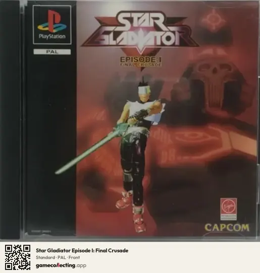 Star Gladiator Episode I: Final Crusade PlayStation, PAL box front