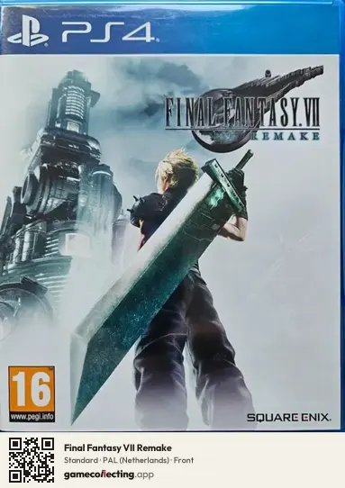 Final Fantasy VII Remake PlayStation 4, Netherlands box front