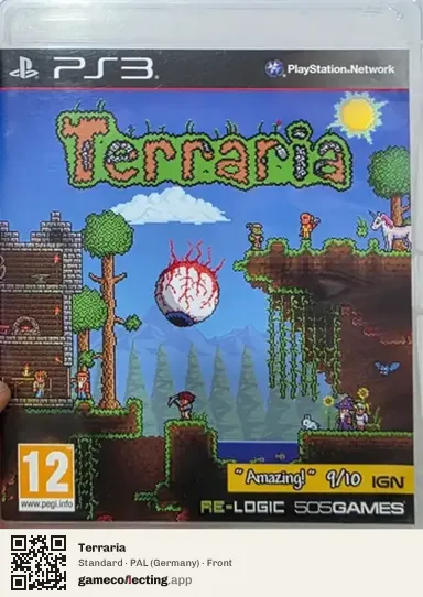 Terraria PlayStation 3, Germany box front