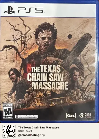 The Texas Chain Saw Massacre PlayStation 5, NTSC box front