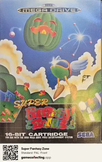 Super Fantasy Zone Sega Mega Drive / Genesis, PAL box front