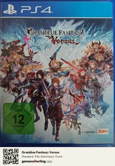 Granblue Fantasy: Versus PlayStation 4, Germany box front
