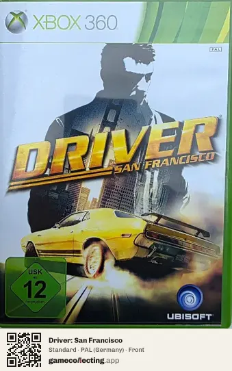 Driver: San Francisco Xbox 360, Germany box front