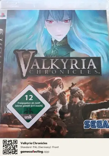 Valkyria Chronicles PlayStation 3, Germany box front