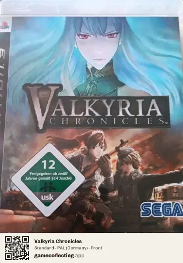 Valkyria Chronicles PlayStation 3, Germany box front