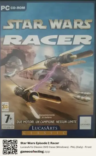 Star Wars Episode I: Racer Computer, Italy box front