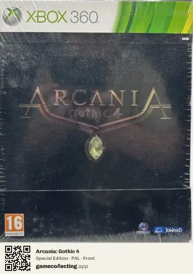Arcania: Gothic 4 Xbox 360, PAL box front