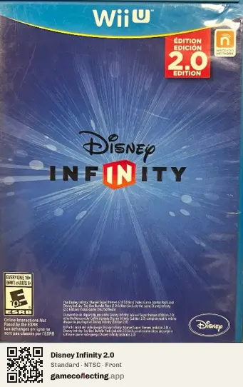 Disney Infinity 2.0 Nintendo Wii U, NTSC box front
