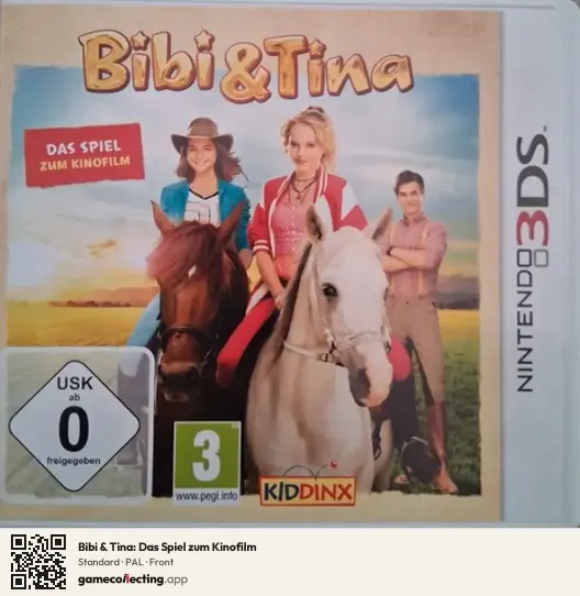 Bibi & Tina: Das Spiel zum Kinofilm Nintendo 3DS, PAL box front