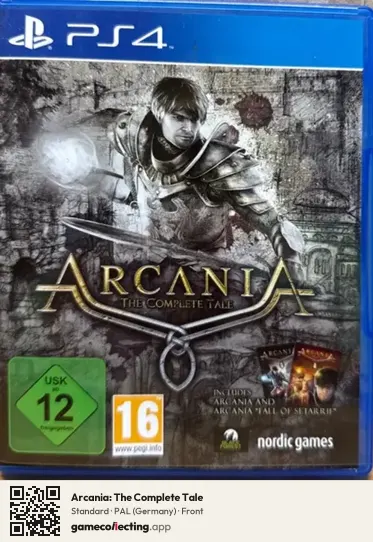 Arcania: The Complete Tale PlayStation 4, Germany box front