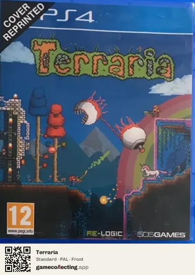 Terraria PlayStation 4, PAL box front
