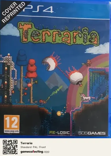 Terraria PlayStation 4, PAL box front