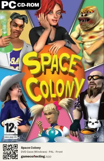 Space Colony Computer, PAL box front
